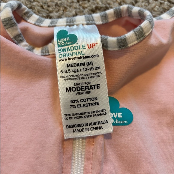 Love to Dream Swaddle Up Transition Bag Organic Set of 2
size Med 13-19lbs - Picture 4 of 5